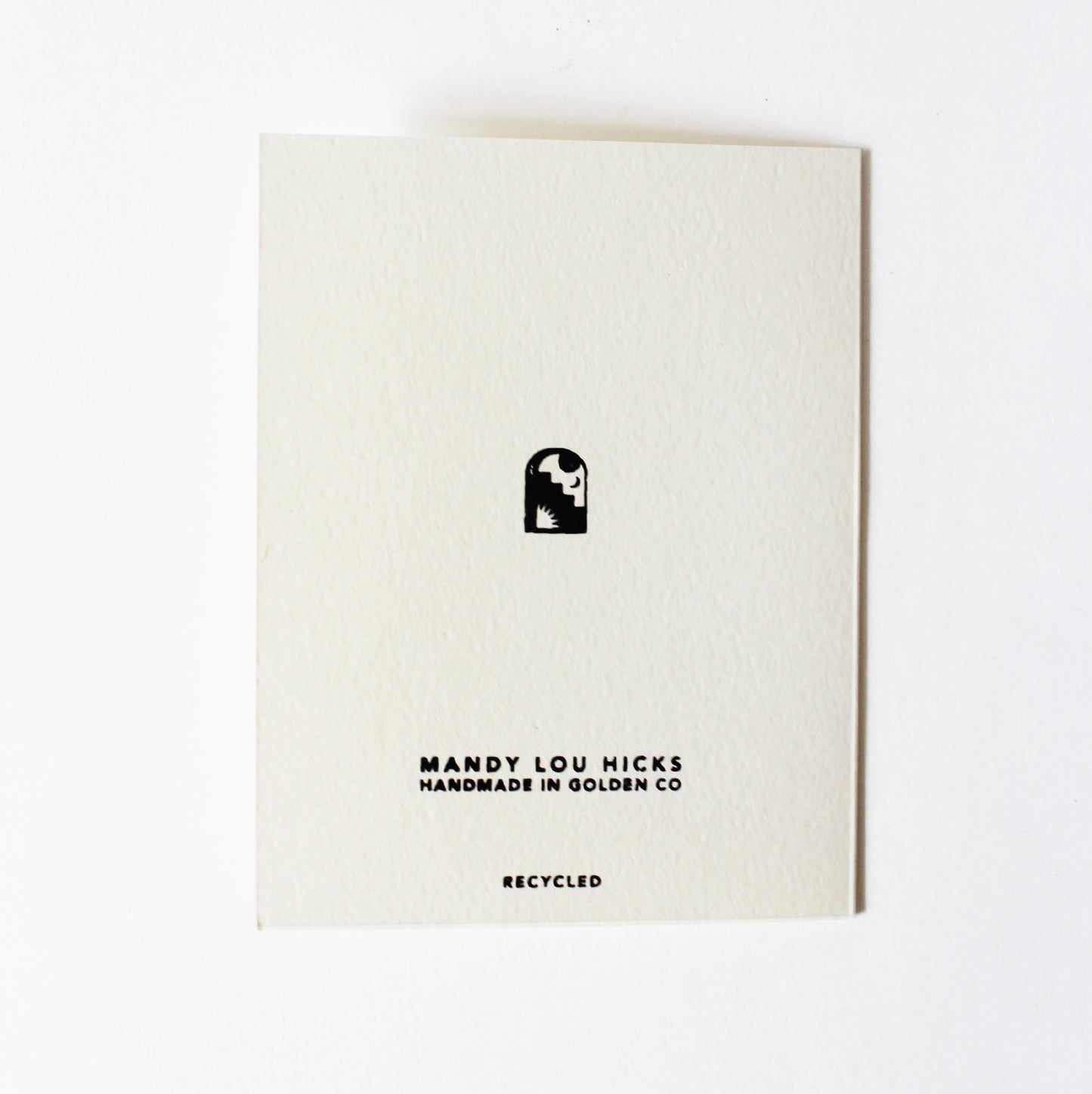 Silkscreened Stationery | Desert Portal Greeting Card